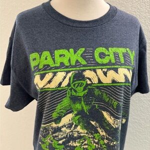 Kid Dangerous‎ Men's Park City Utah Graphic Short Sleeve Tee Size M NWT